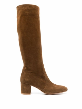 Agl Boots 60mm knee-high suede boots
