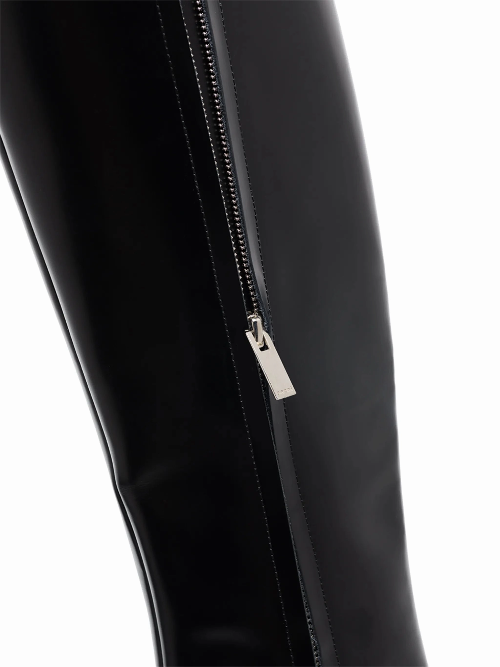 Cowtown Boots 85mm flatform leather knee-high boots