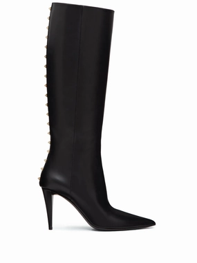 90mm Rockstud boots Chelsea Boots With Leggings