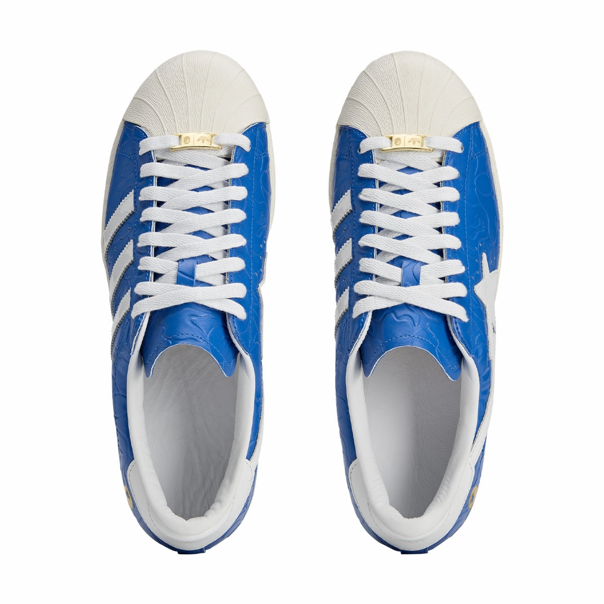   BAPE Superstar Vintage 'Blue' Korn Adidas Shoes