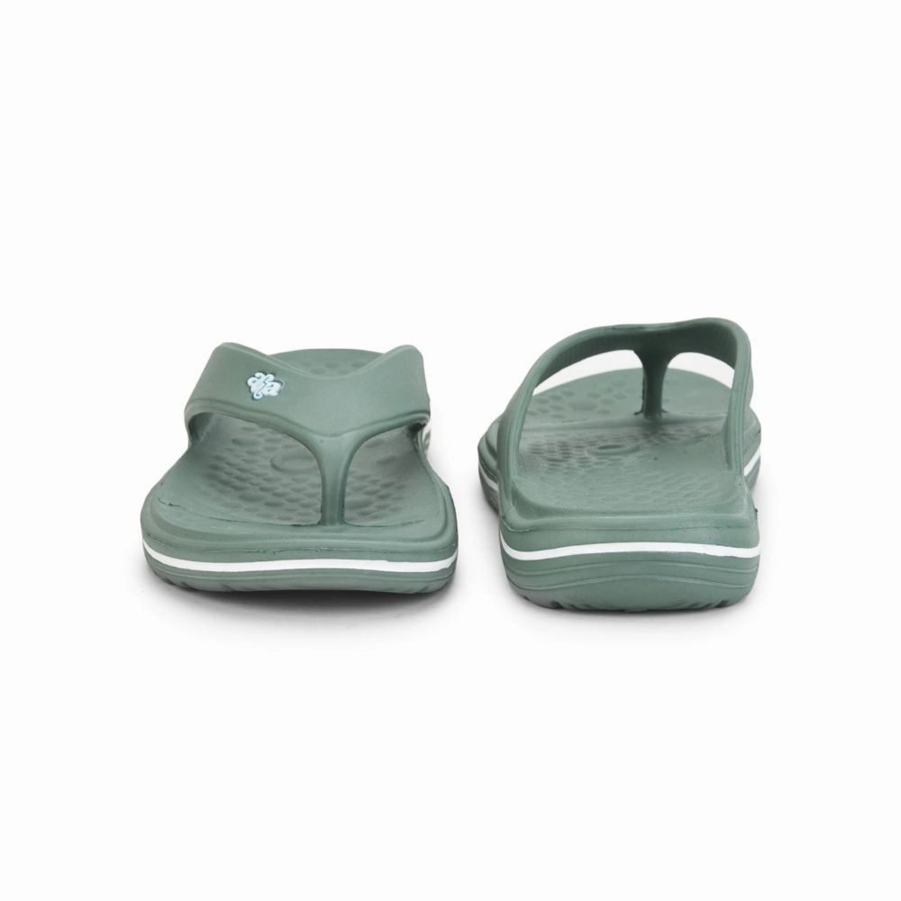 A-HA Casual Green Flip Flop For Men BEACHTIME By Liberty Fancy Slippers