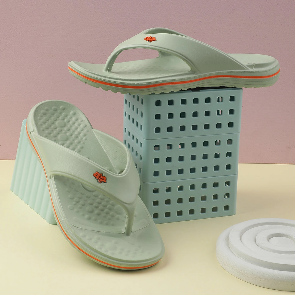 Chiikawa Slippers A-HA Casual Light Green Flip Flop For Men BEACHTIME By Liberty