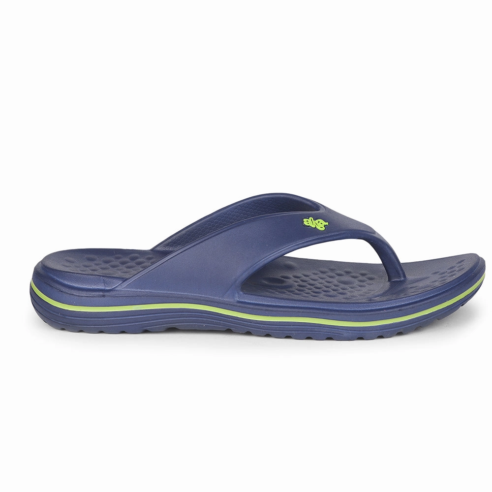 A-HA Casual Navy Blue Flip Flop For Men BEACHTIME By Liberty Slide Mules Shoes