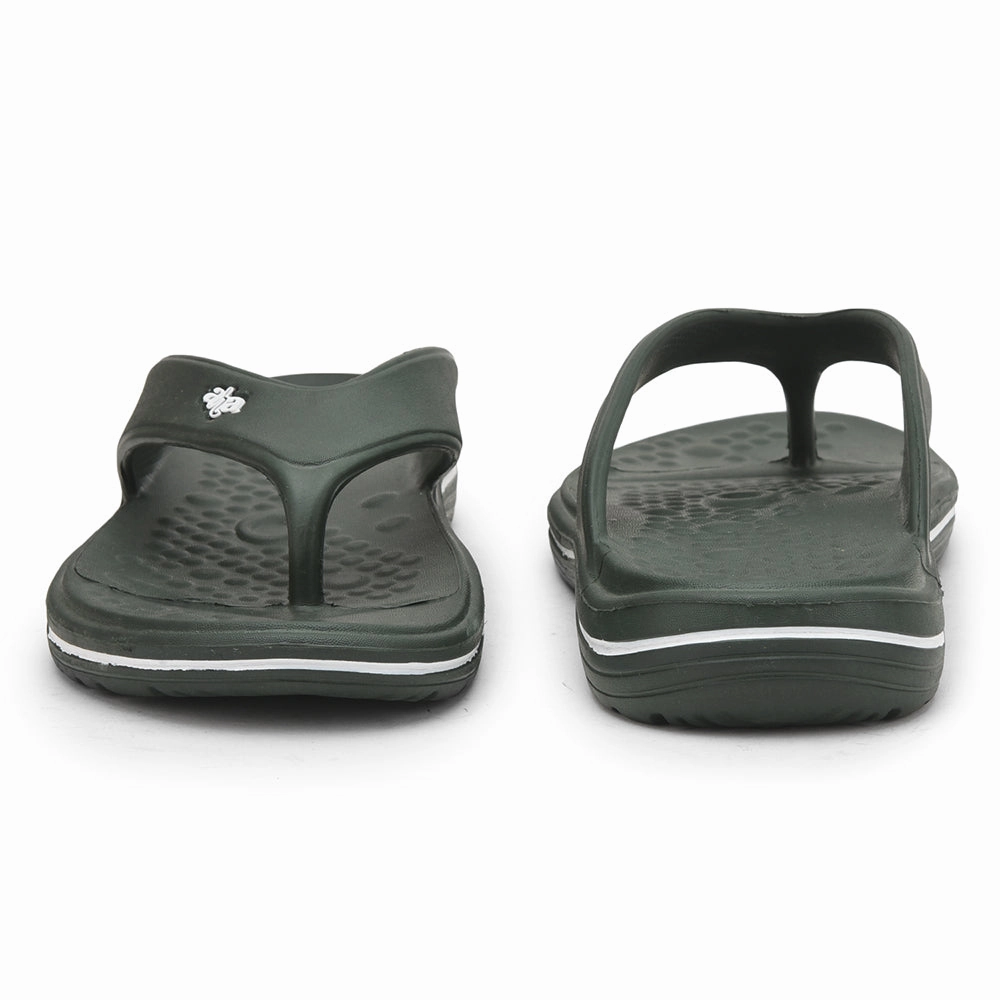 A-HA Casual Olive Green Flip Flop For Men BEACHTIME By Liberty Nail Varnish