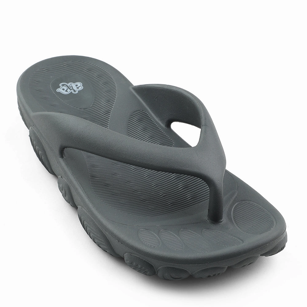 A-HA Dark Grey Casual Slipper For Men BEACHLITEM By Liberty Slides For Guys