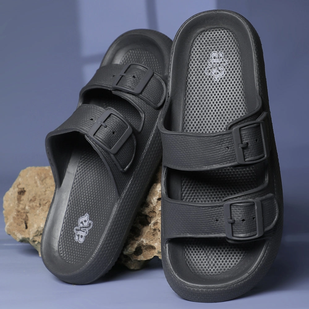 Sandals Chunky Heel A-HA Grey Casual Sandal For Men GMF-07E By Liberty