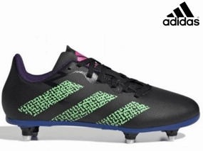 Lugz Boots Adidas Junior (SG) Rugby Boot (Black)