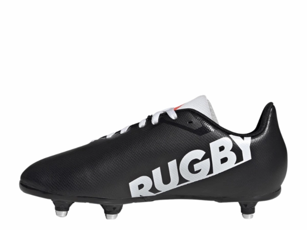 Adidas Junior (SG) Rugby Boot (Black/White) Bow Cowboy Boots