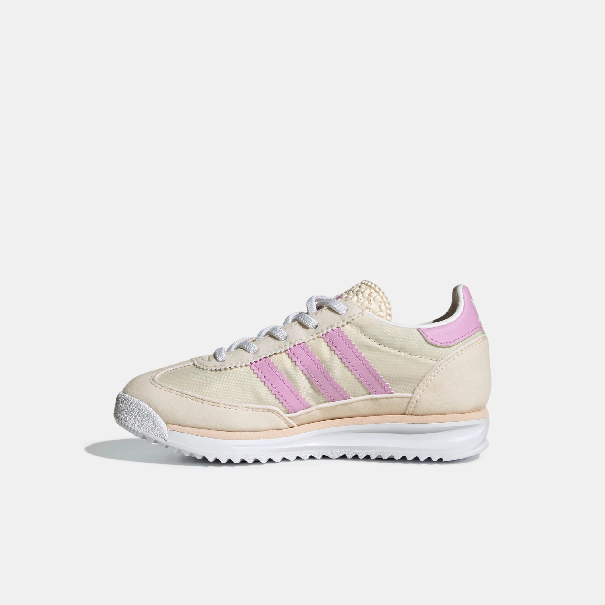 Adidas Kids' SL 72 RS EL C Chalk White Bliss Lilac (PS) Adidas Shoes Cloudfoam