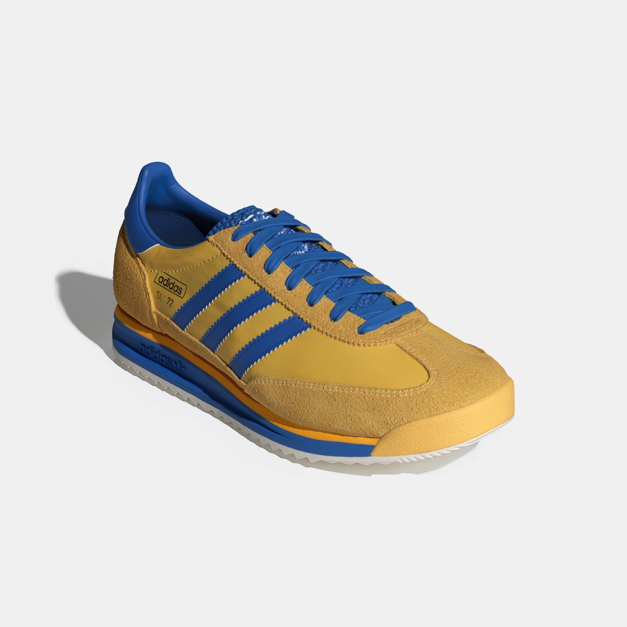 Adidas SL 72 RS Utility Yellow Adidas Futsal Soccer Shoes