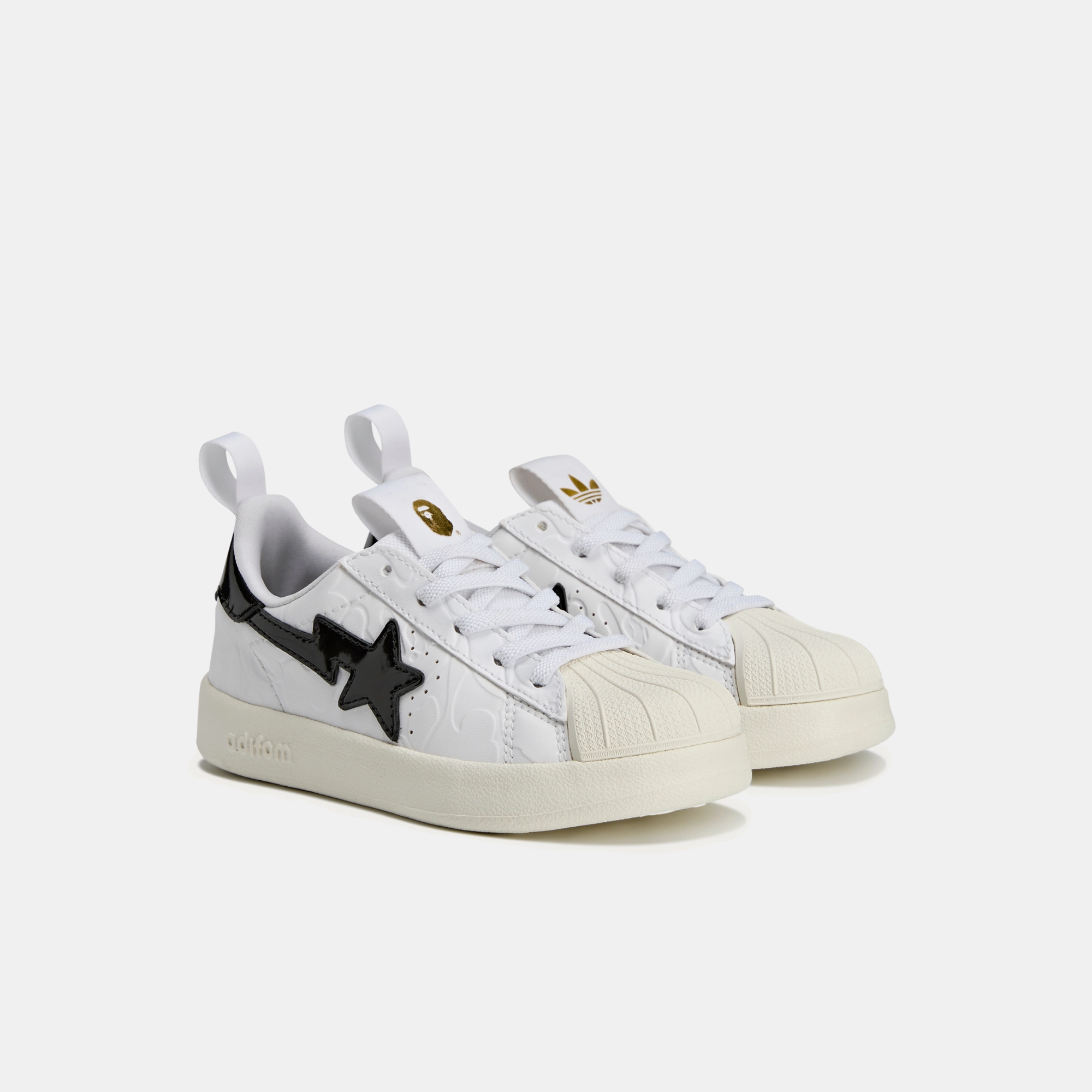 Adidas Banned Running Shoes Adidas x BAPE Kids' White Adiform Superstar 360 (PS)