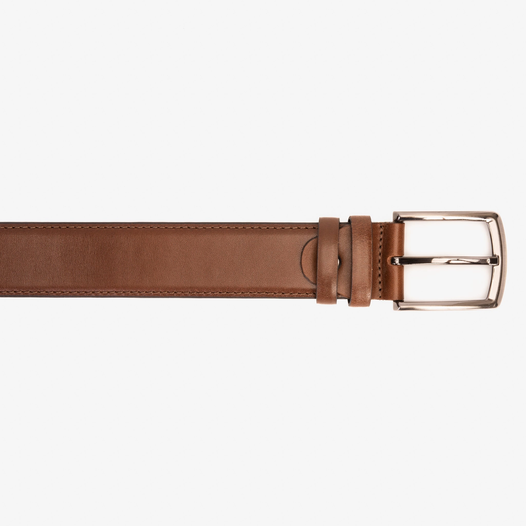 The Torino Brown Calfskin Belt Faux Leather Brogue Chelsea