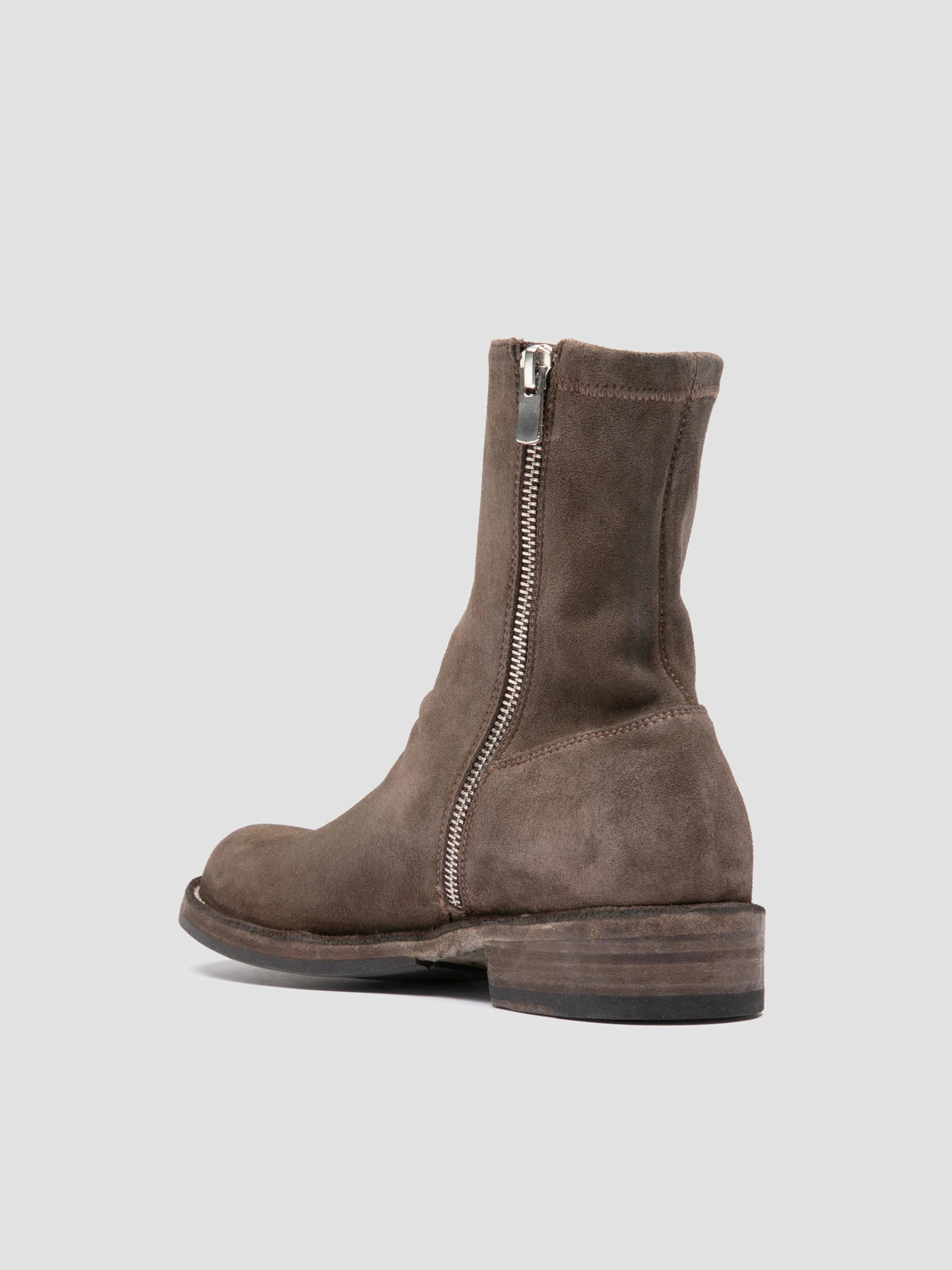 LEGRAND 171 - Brown Suede Zipped Boots Chelsea Boots Chelsea