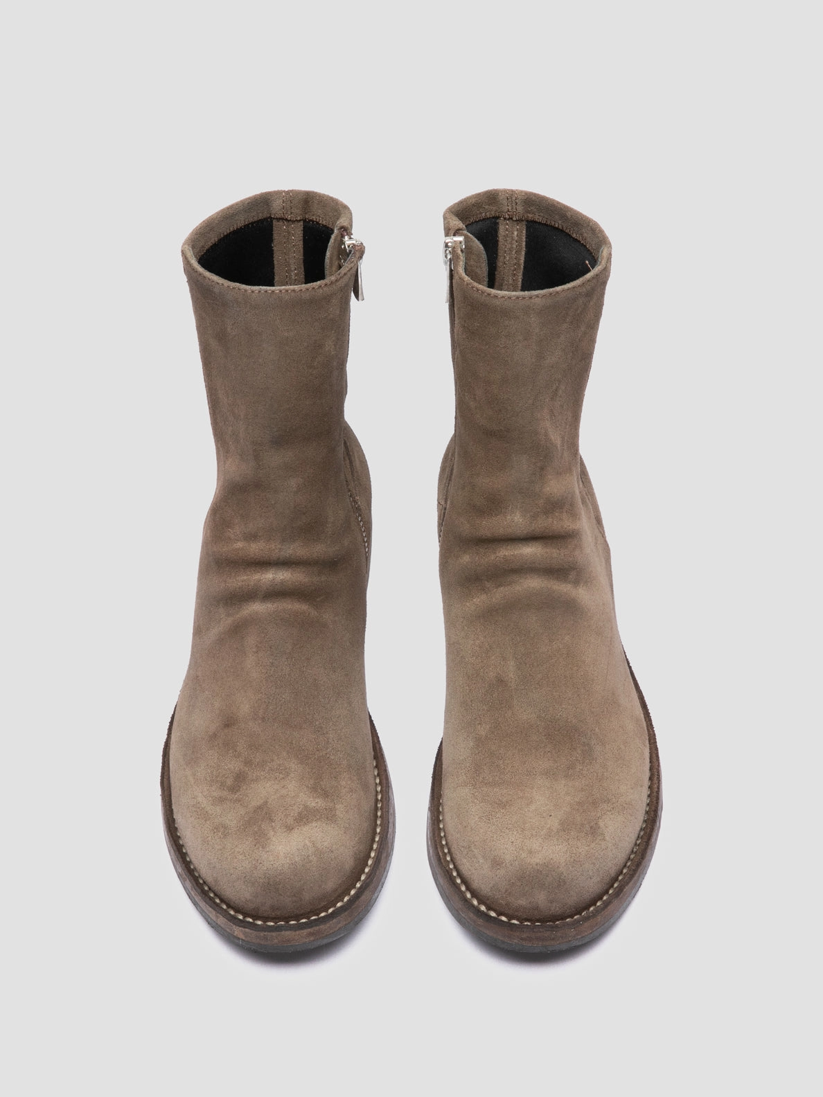 Christian Dior Boots LEGRAND 171 - Brown Suede Zipped Boots