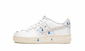Childrens Sneakers Air Force 1 LV8 3 GS "Paint Splatter - White"