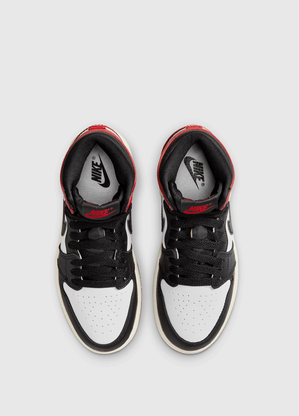 Air Jordan 1 Retro High OG 'Black Toe Reimagined' Sneakers (PS) J41 Sneakers