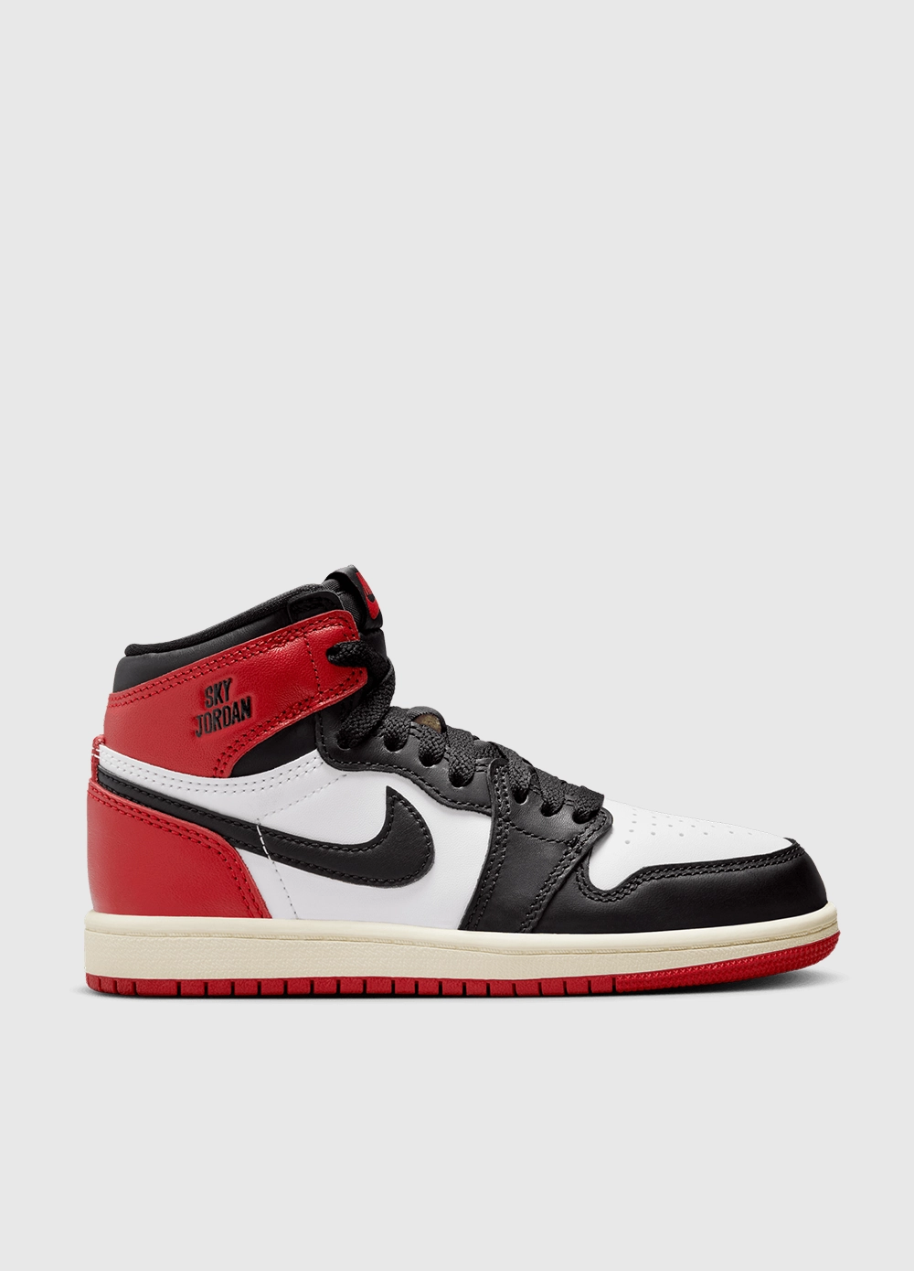 Air Jordan 1 Retro High OG 'Black Toe Reimagined' Sneakers (PS) Most Comfortable Basketball Sneakers