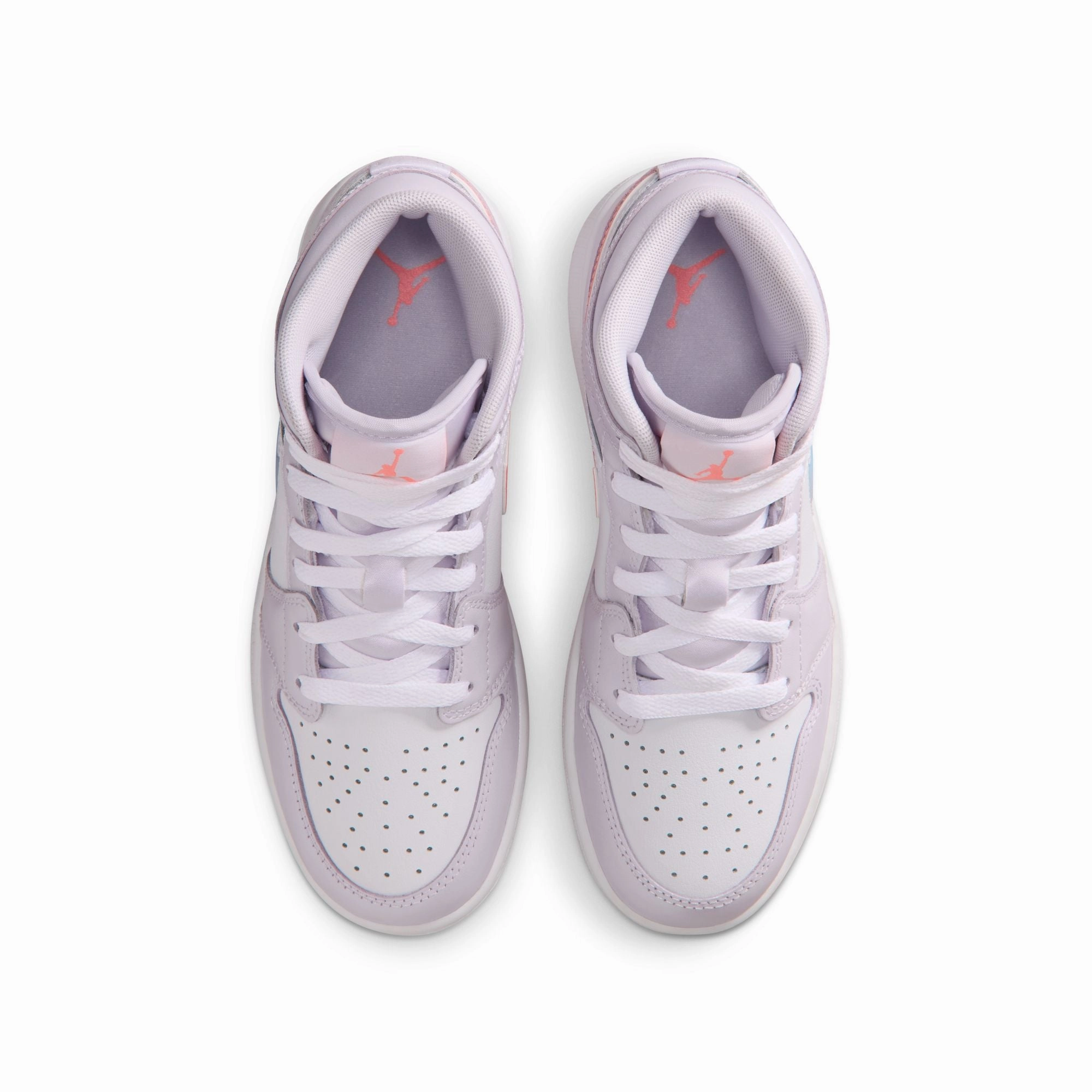 Celebrities Wearing Veja Sneakers Air Jordan "1 Mid SE" GS - Barely Grape / Atomic Pink-White