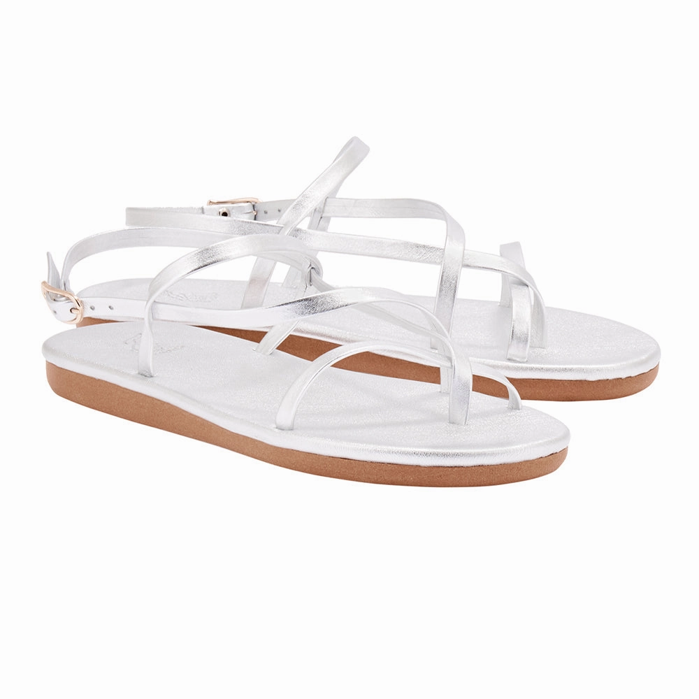 Alethea Flip Flop All Silver Tom Sandals