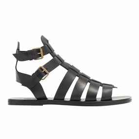 Alexandros Black Sandals Show