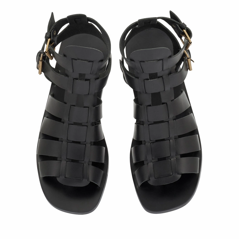 Alexandros Black Ash Sandals