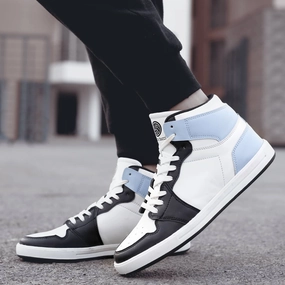 Bacca Bucci Boys or Girls Streetwear Flat Heel High-top Fashions Sneakers (Age : 8 Years to 12 Years) Comp Toe Sneakers