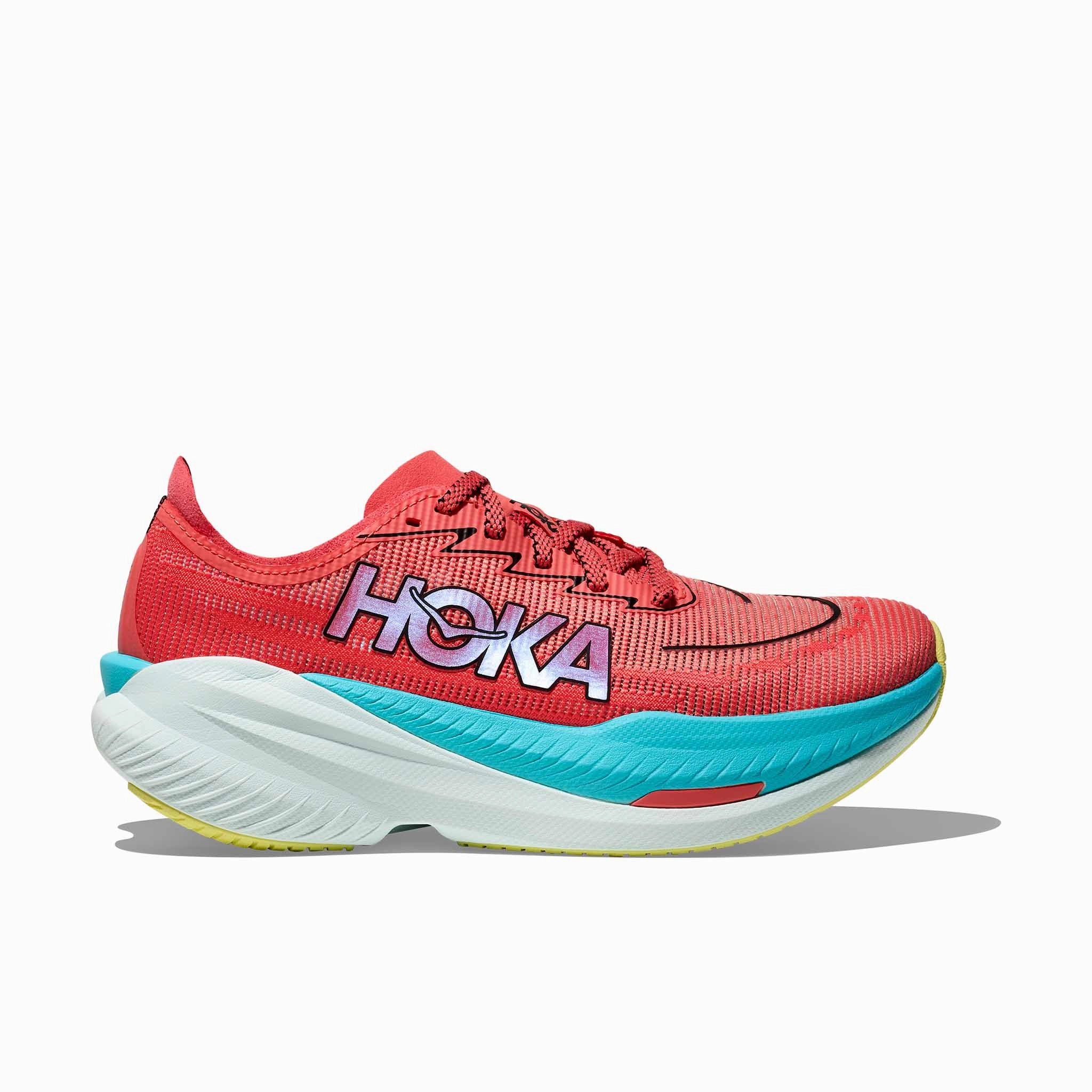 Shoes Store Locations HOKA | Men's Mach X 2 Running Shoes - Grapefruit/Electrical Coral