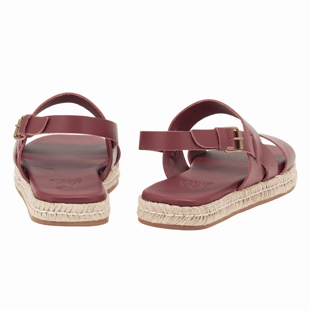 Irodotos Espadrille Chestnut Leather Fisherman Sandals