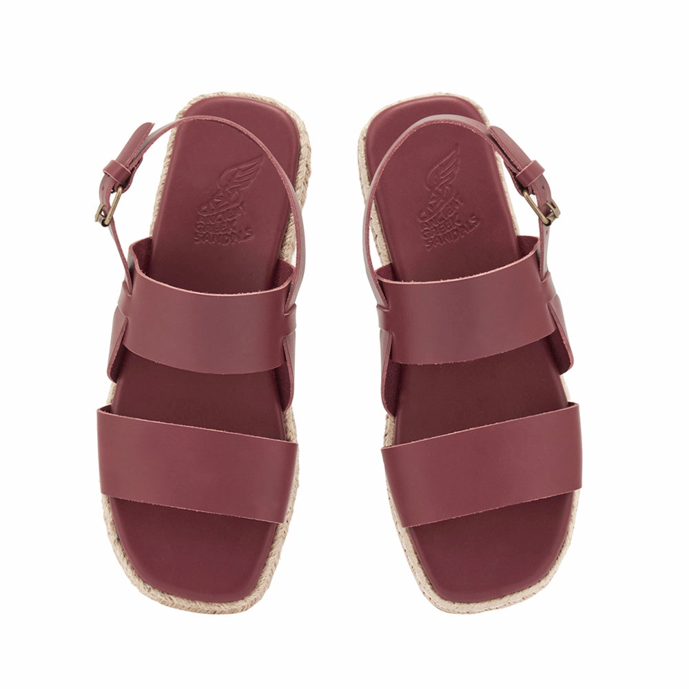 Irodotos Espadrille Chestnut Sandals For Couples Only