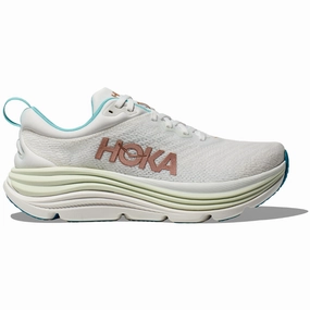 Shoes For Knee Osteoarthritis Hoka Gaviota 5 Frost/Rose Gold Running Shoe (Women's)