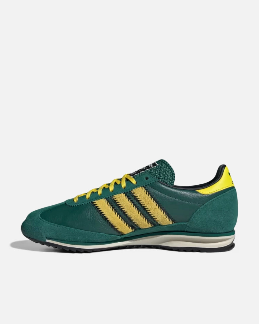 SL 72 OG W - COLLEGIATE GREEN/YELLOW Adidas Tennis Shoes Retro
