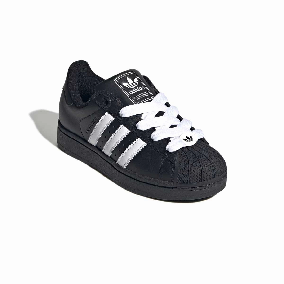 Kids Superstar ii 'Core Black Cloud White' Adidas Orthopedic Shoes