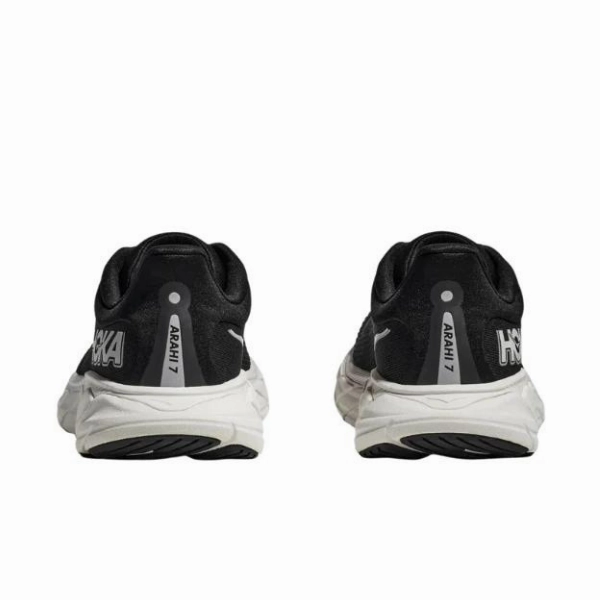 Downtown Chicago HOKA Men's Arahi 7 Wide Black/White