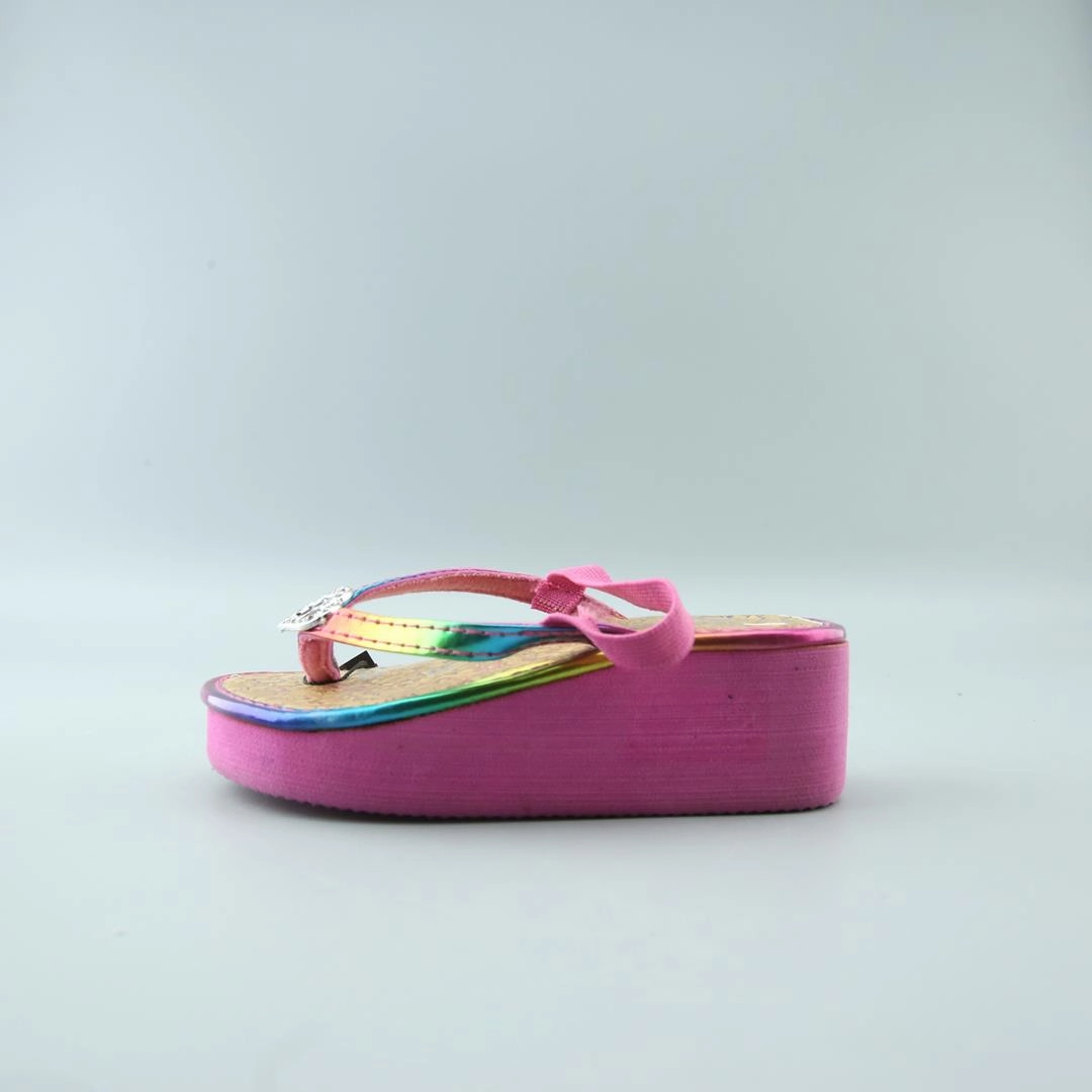 AMERICAN BRAND . Low Wedge Heels Sandals