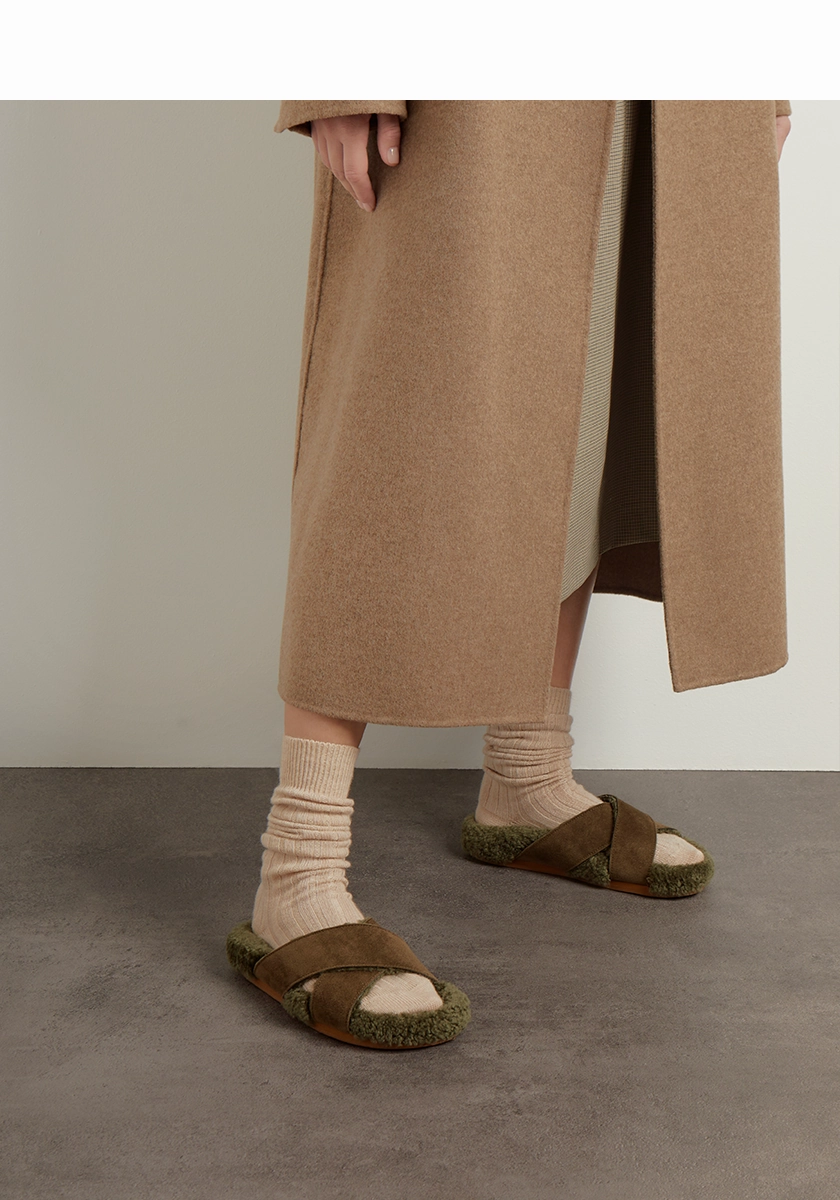 Fisherman Sandals Jelly Sandals 90s Anilio All Khaki