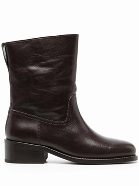 ankle-length leather boots Burberry Rain Boots