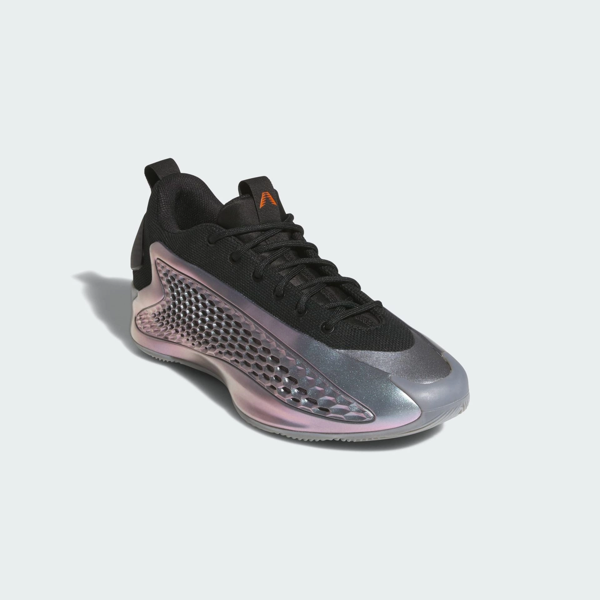 ANTHONY EDWARDS 1 LOW TRAINERS - Iron Metallic / Core Black / Solar Orange Ozzy Osbourne Adidas Shoes