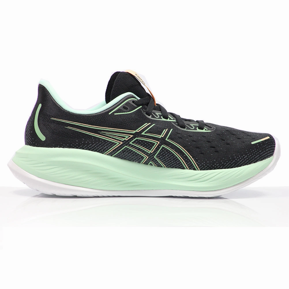Asics Shoes In Uk Asics Gel Cumulus 26 Women's Running Shoe - Black/Mint Tint