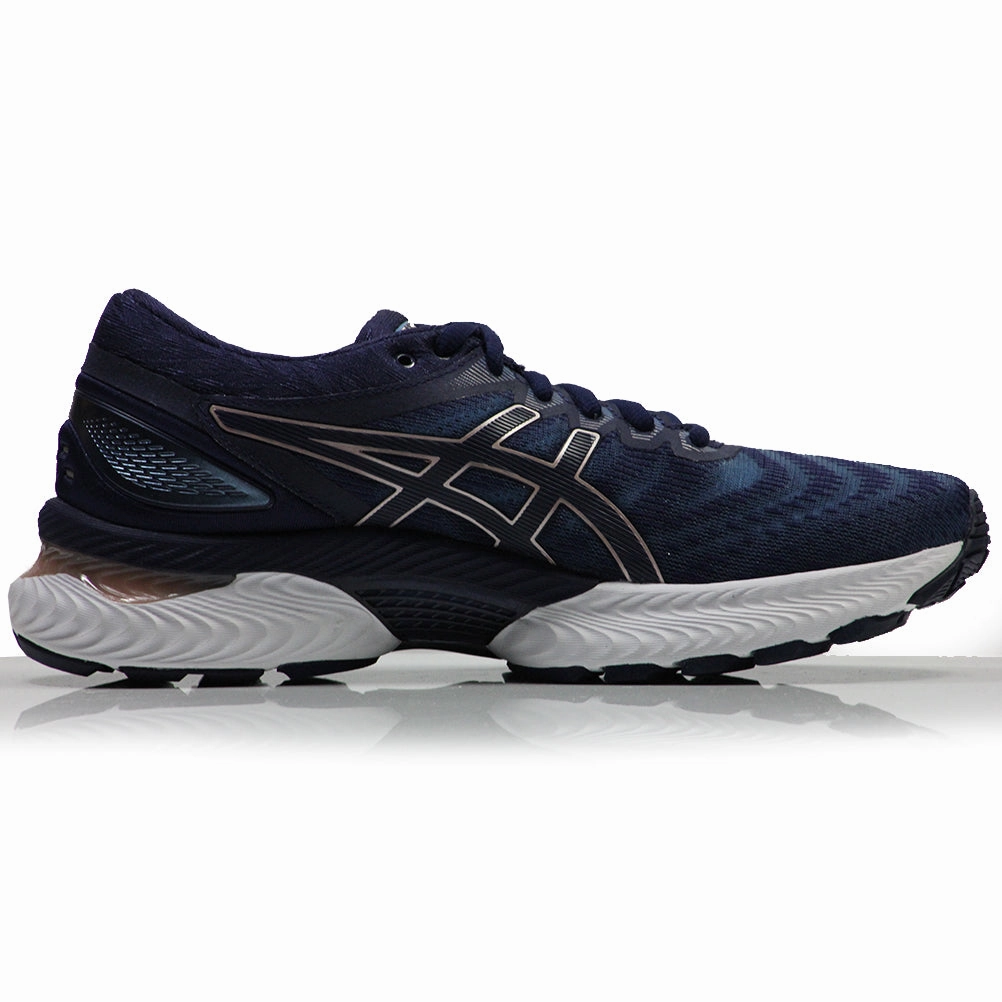 Classic Asics Cheer Shoes Asics Gel Nimbus 22 Women's Running Shoe - Grey Floss/Peacoat