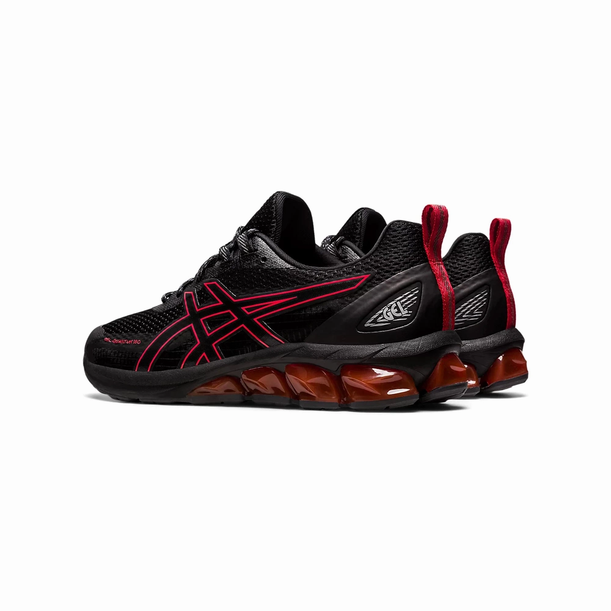 ASICS GEL QUANTUM 180 VII 'Black / Red Alert' (2022) Asics Jackal Wrestling Shoes