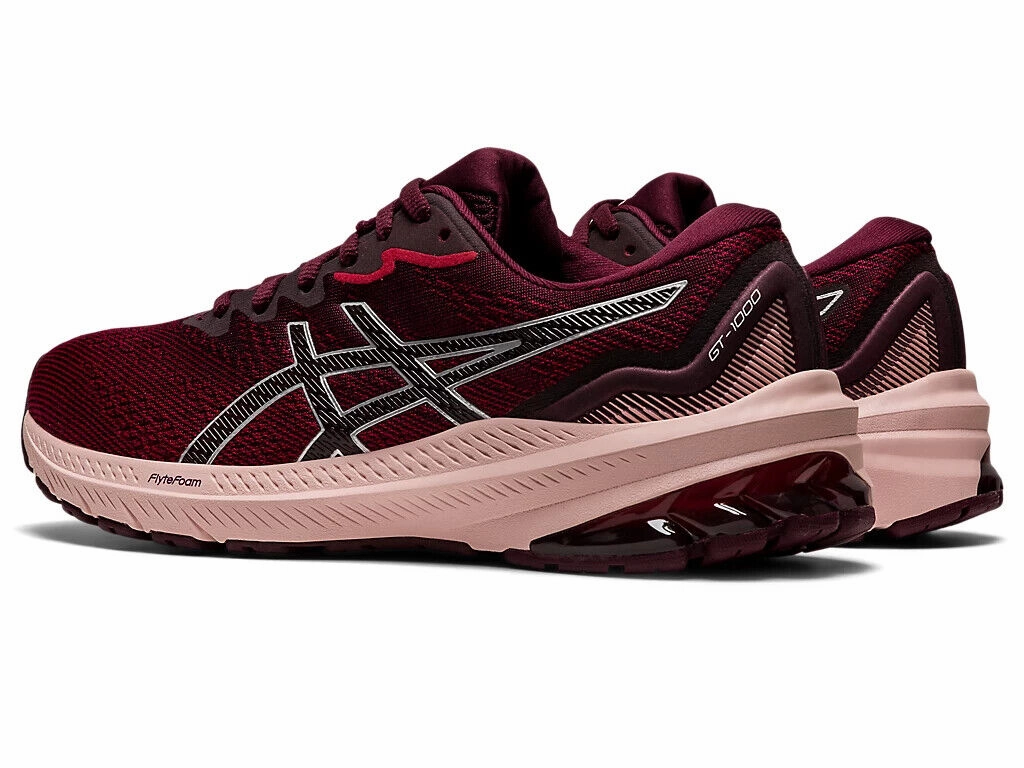 Asics Shoes Runners Asics GT-1000 11 1012B197.601 Sneaker Women's Cranberry Flytefoam Running Shoes
