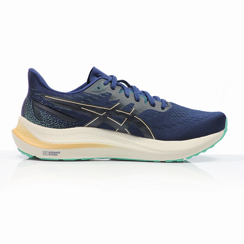 Asics GT-2000 v12 Women's Running Shoe - Blue Expanse/Champagne Asics Shoes Gt 2000 7