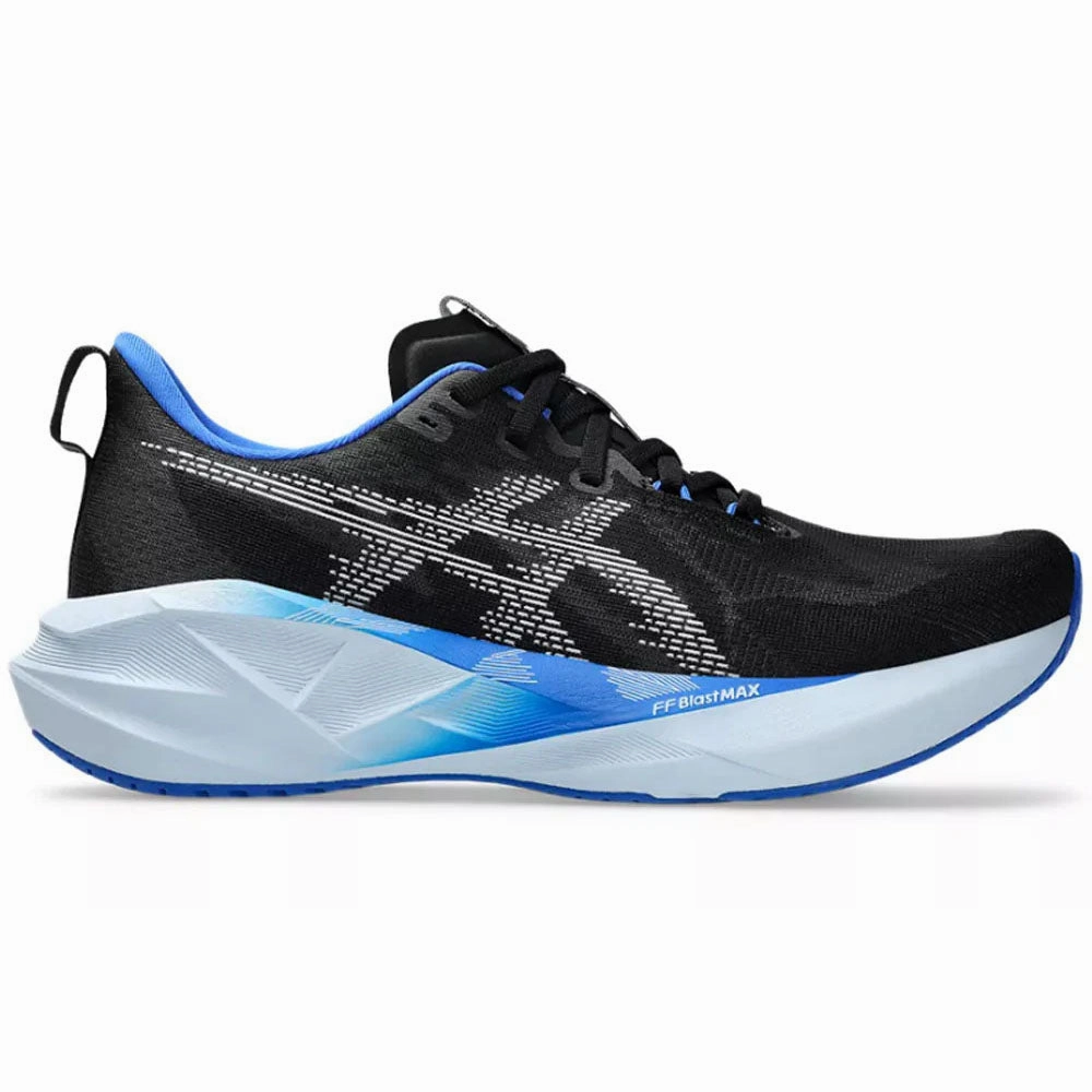 Buy Asics Shoes Online Men's Asics Novablast 5, Black/White, 14 D Medium