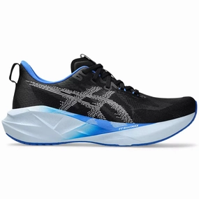 Asics Gt Running Shoes Men's Asics Novablast 5, Black/White, 14 D Medium