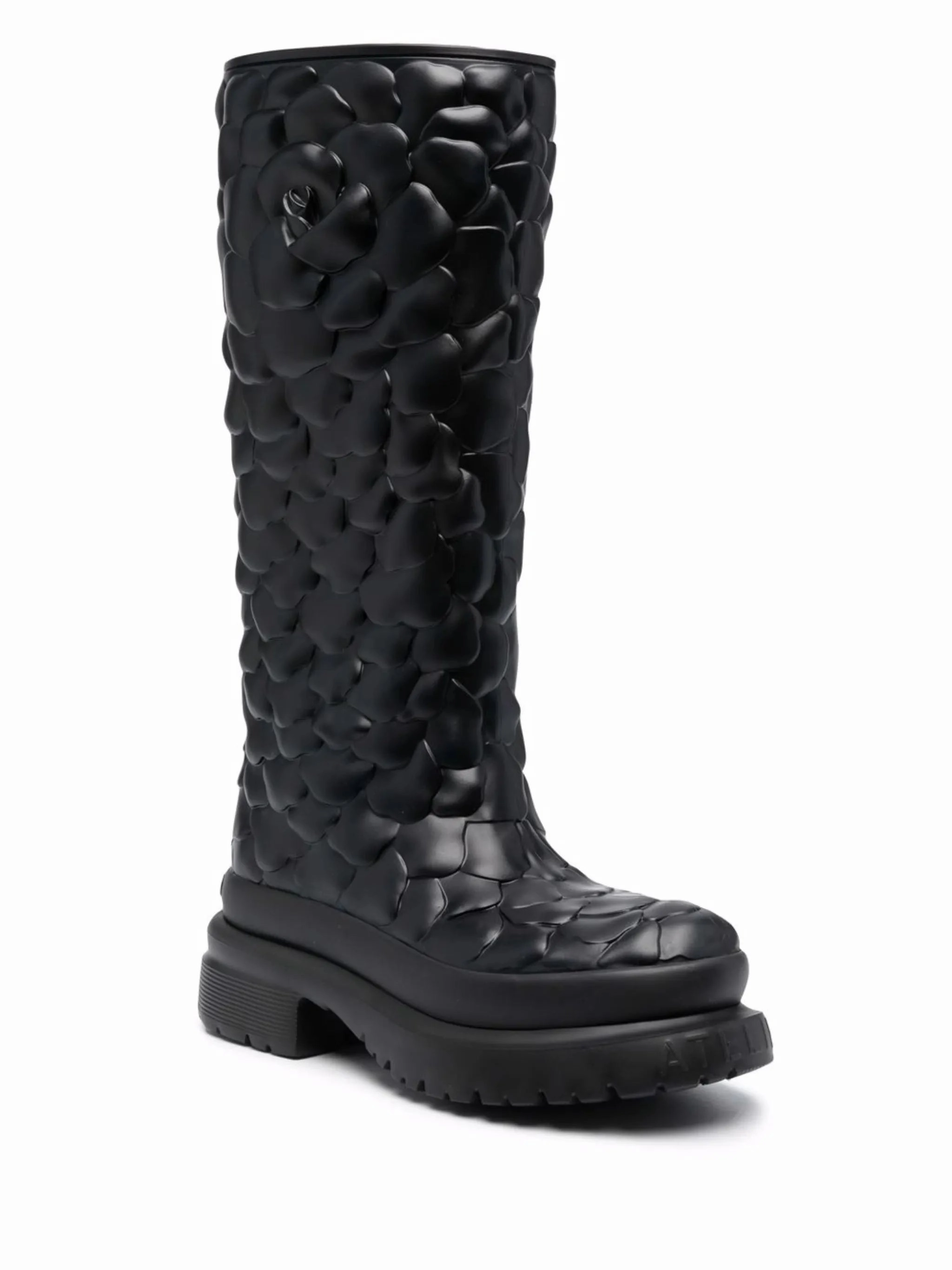 Ropers Boots Atelier floral-embossed mid-calf rain boots