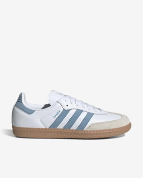 SAMBA OG W - WHITE/ASH BLUE Adidas Gamecourt Tennis Shoes