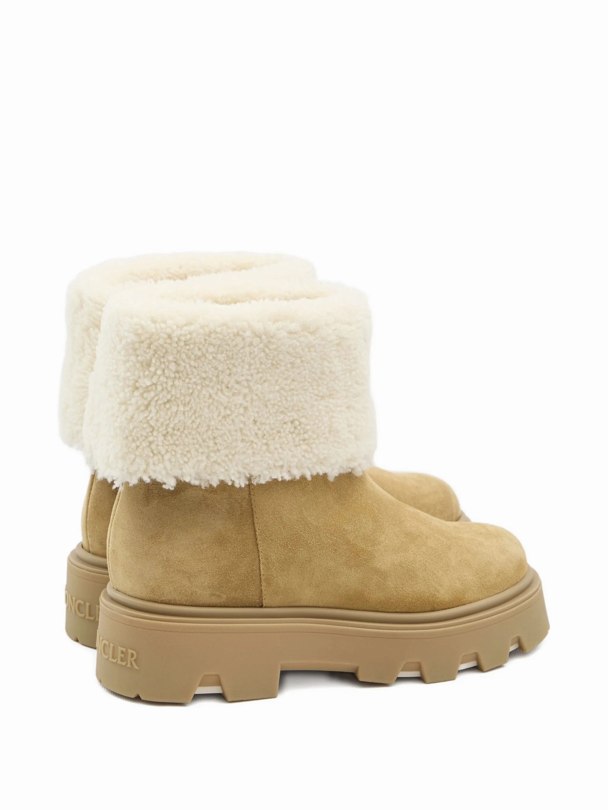 Best Winter Snow Boots Aurea shearling logo patch boots