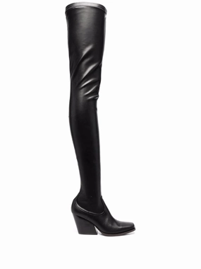 Cowboy stretch thigh-high boots Vintage Moon Boots