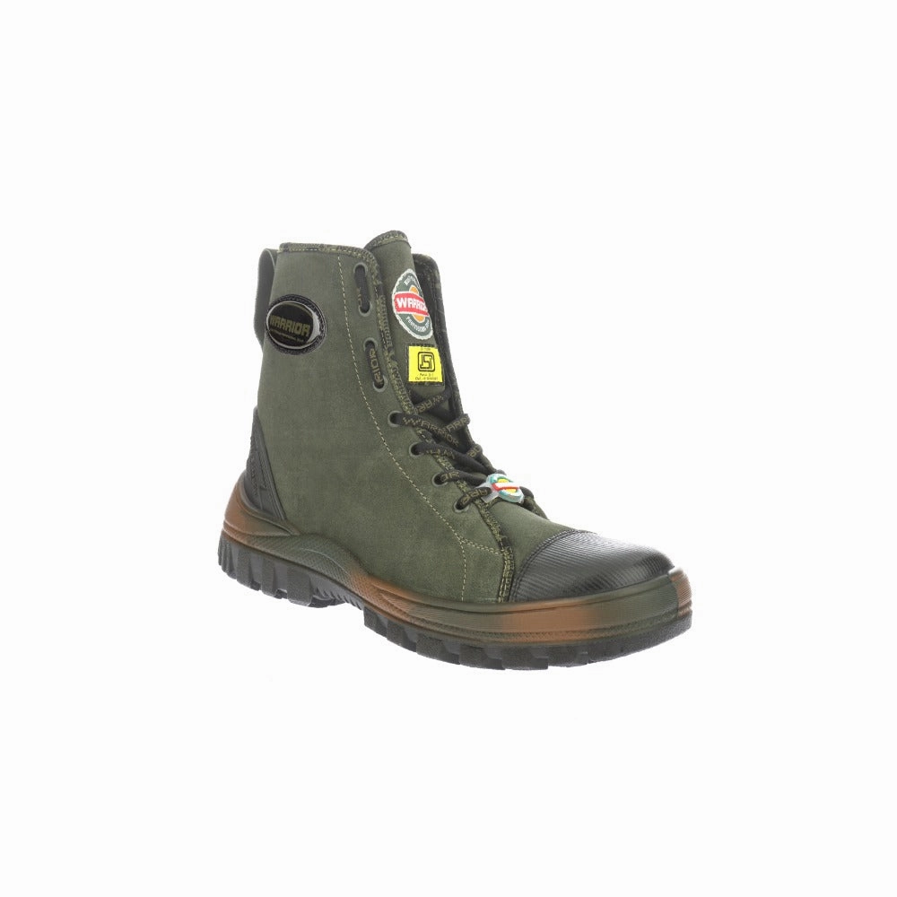 Work Boots With Composite Toe Warrior Olive Defence Jungle Boot for Men SUPER JUNGLE KING By Liberty