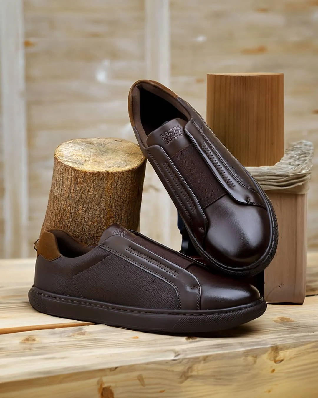 Bacca Bucci BOARDROOM Vegan Leather Sneakers Extra Wide Business Casual Shoes